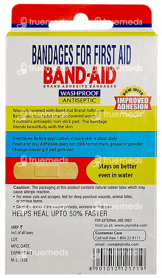 Johnsons Washproof Band Aid 10