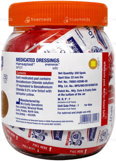 Hansaplast Spot Antiseptic Medicated Dressings 250