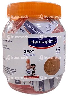 Hansaplast Spot Antiseptic Medicated Dressings 250 Hansaplast Spot Antiseptic Medicated Dressings 250