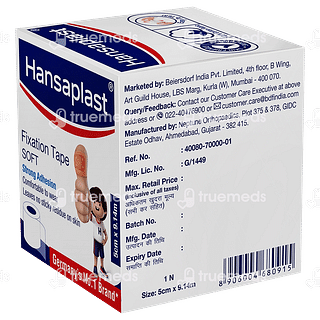 Hansaplast 5 Cm X 9.14 Cm Soft Fixation Tape 1