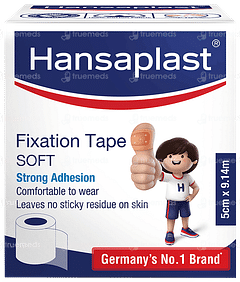 Hansaplast 5cm X 9.14m Soft Fixation Tape 1 Hansaplast 5cm X 9.14m Soft Fixation Tape 1