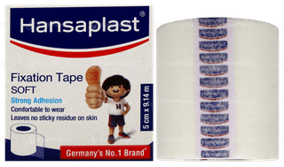 Hansaplast 5Cm X 9.14M Soft Fixation Tape 1