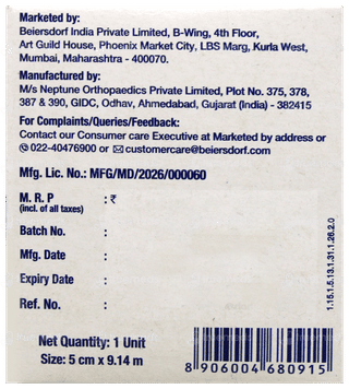 Hansaplast 5Cm X 9.14M Soft Fixation Tape 1