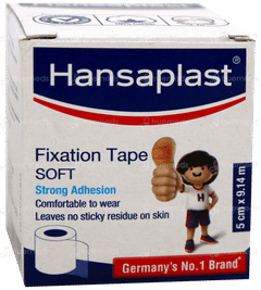 Hansaplast 5Cm X 9.14M Soft Fixation Tape 1