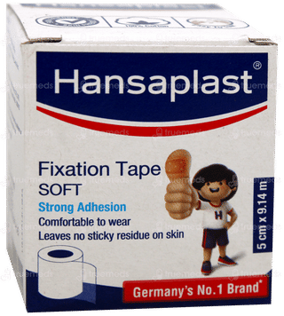Hansaplast 5Cm X 9.14M Soft Fixation Tape 1