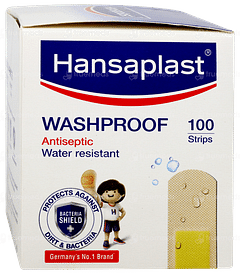 Hansaplast Washproof Antiseptic Strips 100