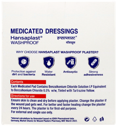 Hansaplast Washproof Antiseptic Strips 100