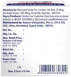 Hansaplast 2.5cm X 9.14m Soft Fixation Tape 1