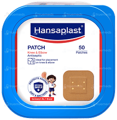 Hansaplast Patch Knee & Elbow Antiseptic Patches 50 Hansaplast Patch Knee & Elbow Antiseptic Patches 50