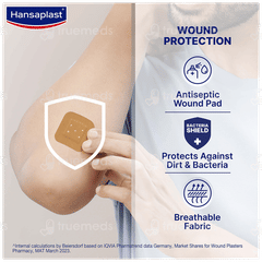 Hansaplast Patch Knee & Elbow Antiseptic Patches 50 Hansaplast Patch Knee & Elbow Antiseptic Patches 50