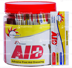 Dr Morepen Aid Adhesive First Aid Dressing Bandages 100