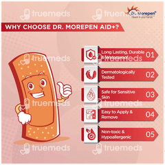 Dr Morepen Aid Adhesive First Aid Dressing Bandages 100