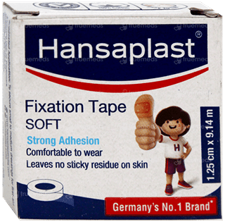 Hansaplast 1.25Cm X 9.14M Soft Fixation Tape 1