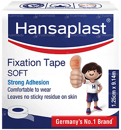 Hansaplast 1.25cm X 9.14m Soft Fixation Tape 1 Hansaplast 1.25cm X 9.14m Soft Fixation Tape 1