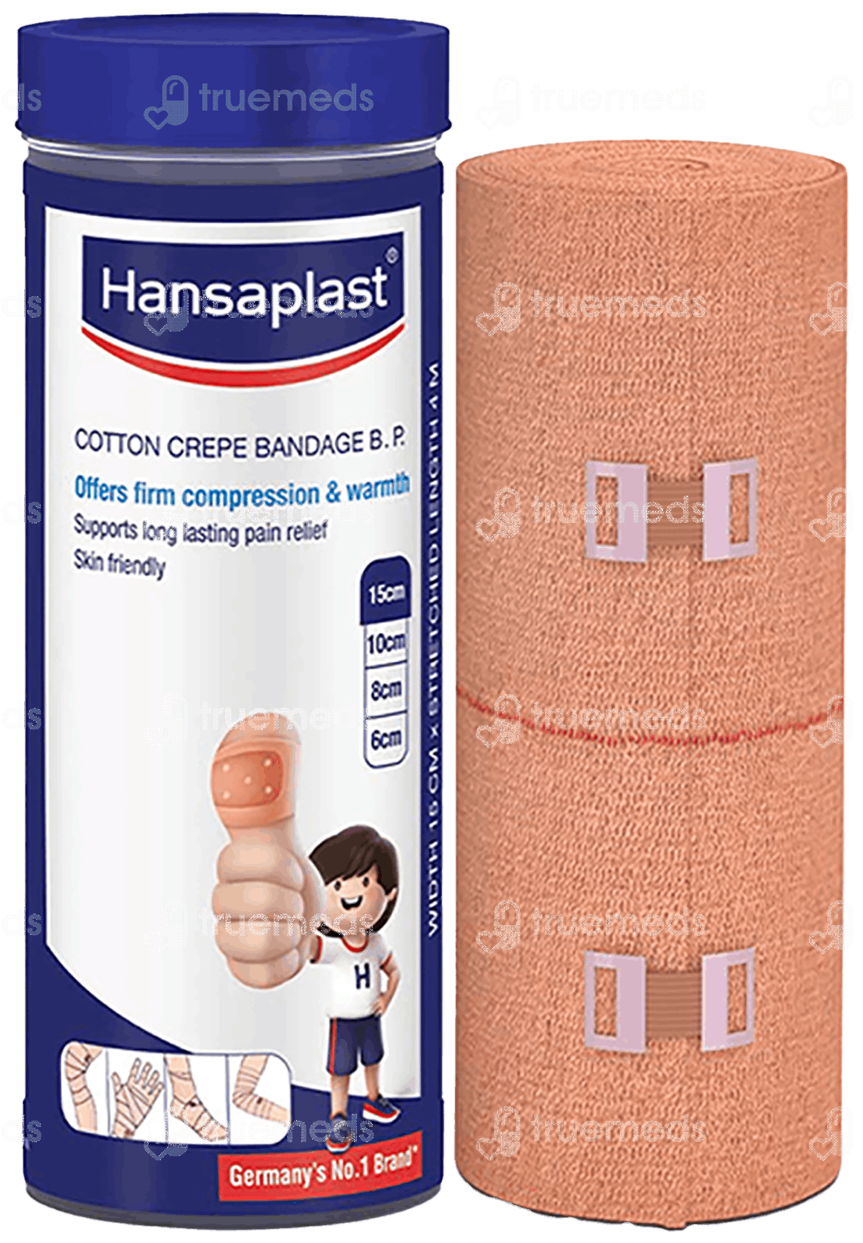 Hansaplast 15 Cm X 4 M Cotton Crepe Bandage 1 Uses, Side Effects