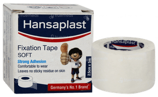 Hansaplast 2.5cm X 5m Soft Fixation Tape 1