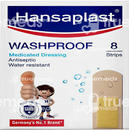 Hansaplast Washproof Antiseptic Bandage 8