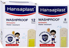 Hansaplast Washproof Antiseptic Strips 8 Hansaplast Washproof Antiseptic Strips 8