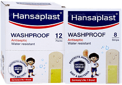 Hansaplast Washproof Medicated Dressing Strips 8