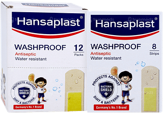 Hansaplast Washproof Medicated Dressing Strips 8