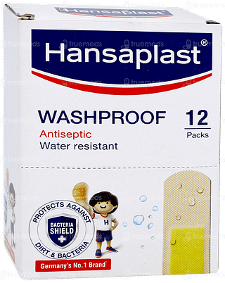 Hansaplast Washproof Medicated Dressing Strips 8