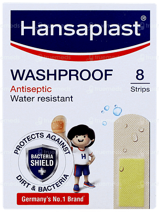 Hansaplast Washproof Medicated Dressing Strips 8