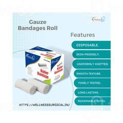 Wellness Surgical 10cm X 3m Roller Bandages 12
