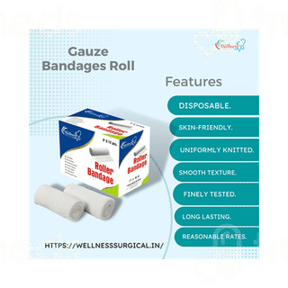 Wellness Surgical 10cm X 3m Roller Bandages 12