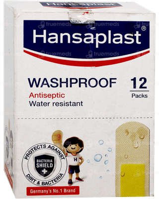 Hansaplast Washproof Antiseptic Strips 12