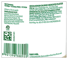 Dettol Medicated Plaster Washproof Strips 110 With 62 Free