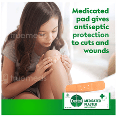 Dettol Medicated Plaster Washproof Strips 110 With 62 Free