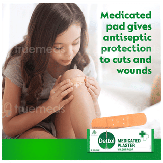 Dettol Medicated Plaster Washproof Strips 110 With 62 Free