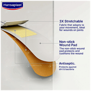 Hansaplast Elastic Antiseptic Strips 20