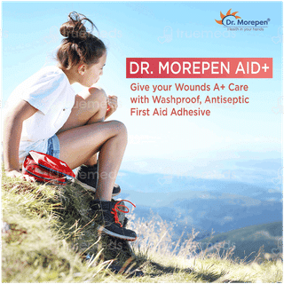 Dr Morepen Aid Adhesive First Aid Dressing Bandages 10