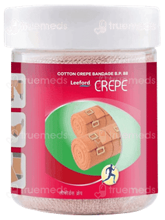 Leeford 6Cm X 4M Crepe Bandage 1 Leeford 6Cm X 4M Crepe Bandage 1