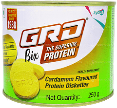 Grd Bix Cardamom Flavoured Protein Diskettes 250gm Grd Bix Cardamom Flavoured Protein Diskettes 250gm