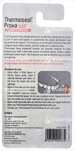 Thermoseal Proxa Ws Interdental Brushes 5