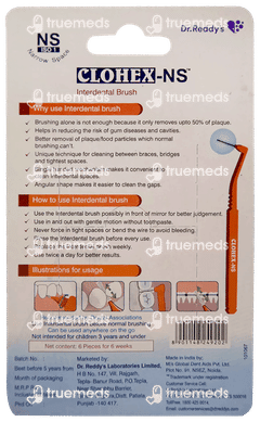 Dr Reddys Clohex Ns Interdental Brush 6