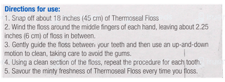 Thermoseal Mint Flavoured Dental Floss 1