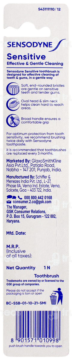 Sensodyne Sensitive Soft Toothbrush 1