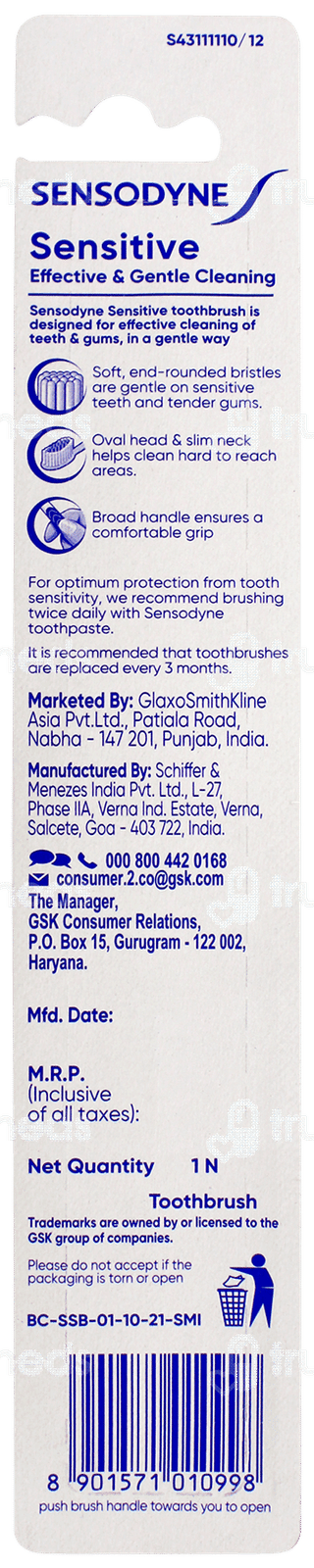 Sensodyne Sensitive Soft Toothbrush 1