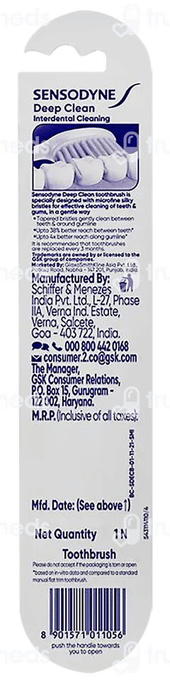 Sensodyne Deep Clean Extra Soft Toothbrush 1