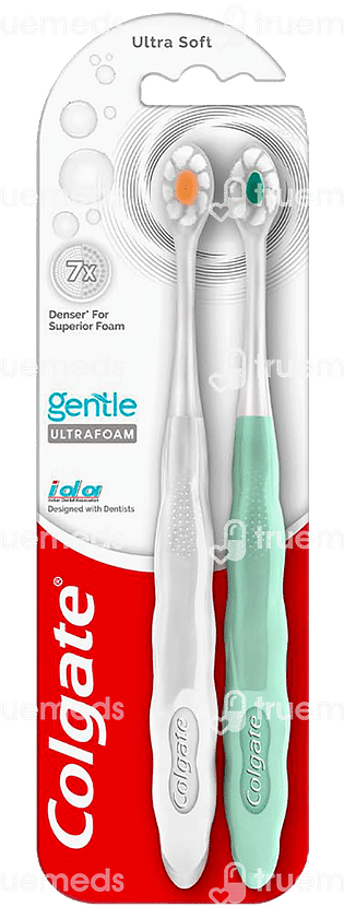 Colgate Gentle Ultrafoam Ultra Soft Toothbrush Pack Of 2