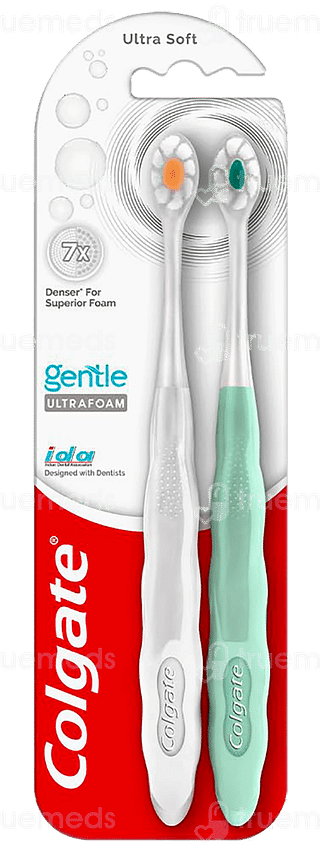 Colgate Gentle Ultrafoam Ultra Soft Toothbrush Pack Of 2