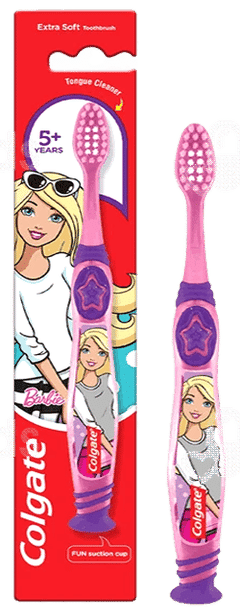 Colgate Kids Barbie Extra Soft 5+Year Toothbrush 1
