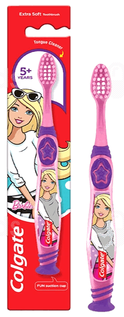 Colgate Kids Barbie Extra Soft 5+Year Toothbrush 1