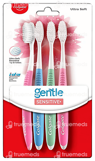 Colgate Gentle Sensitive Ultrasoft Toothbrush Pack Of 4