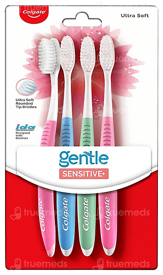 Colgate Gentle Sensitive Ultrasoft Toothbrush Pack Of 4