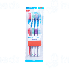 Sensodyne Sensitive Soft Pack Of 4 Toothbrush