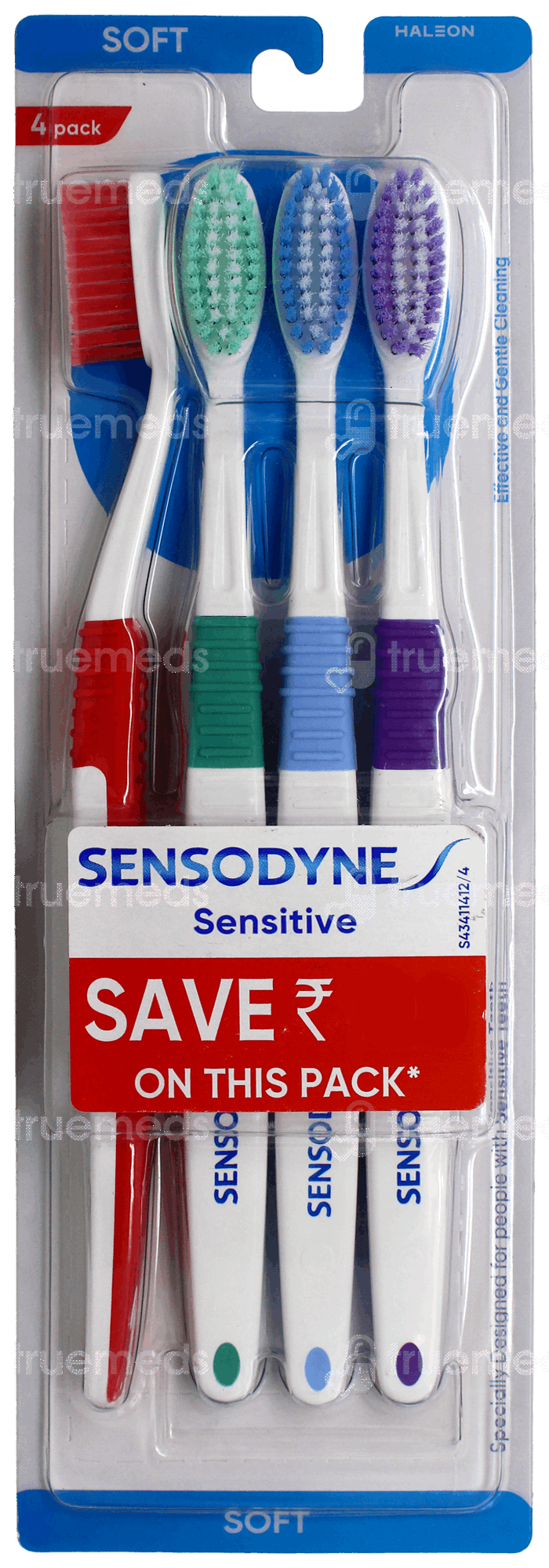 Sensodyne Sensitive Soft Pack Of 4 Toothbrush